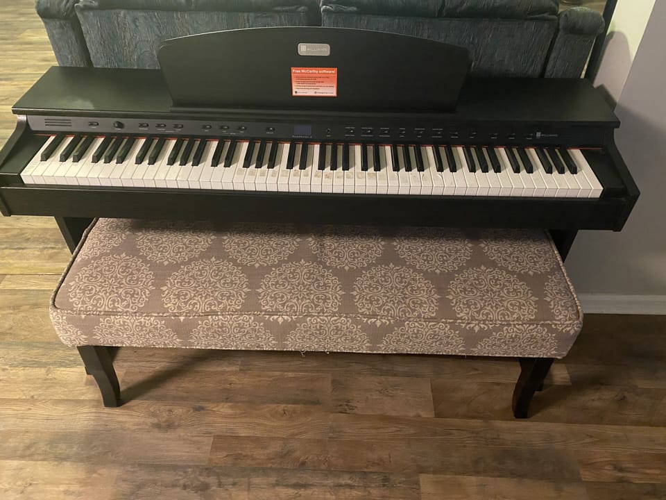 A digital piano for the adults and kids!