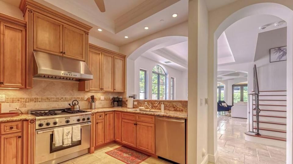Chefs fully appointed kitchen (1st Floor)
High End Appliances 
Refrigerator with Filtered Water & Ice Maker
Keurig Coffee Duo (Drip & Pods)