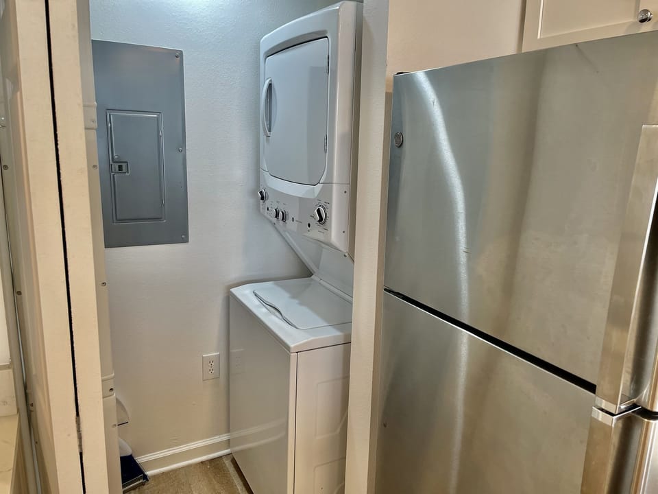 A washer and dryer will come in handy for your vacation!