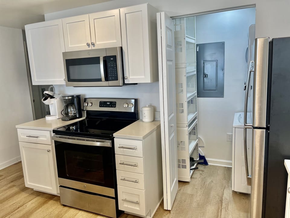 Here's your pantry/laundry room...