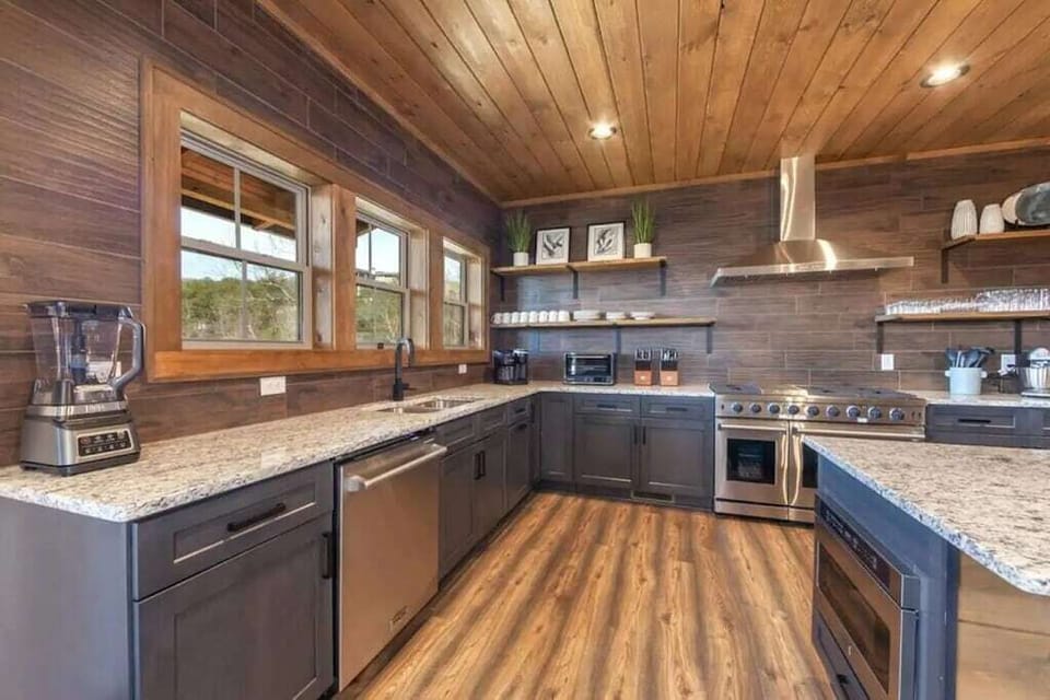 Top of the Summit Lodge's  fully equipped kitchen