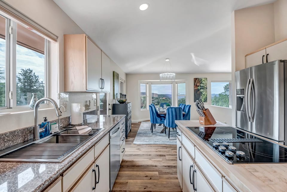 Kitchen Offers Lots of Natural Lighting