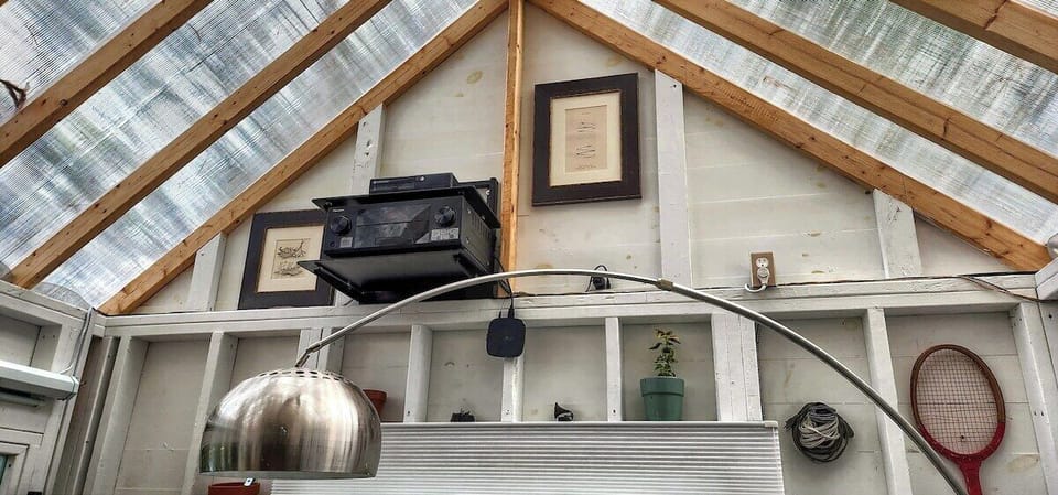 Our Pioneer Sound System with Roku and XBox 360.   We have Guitar Hero on Tap!