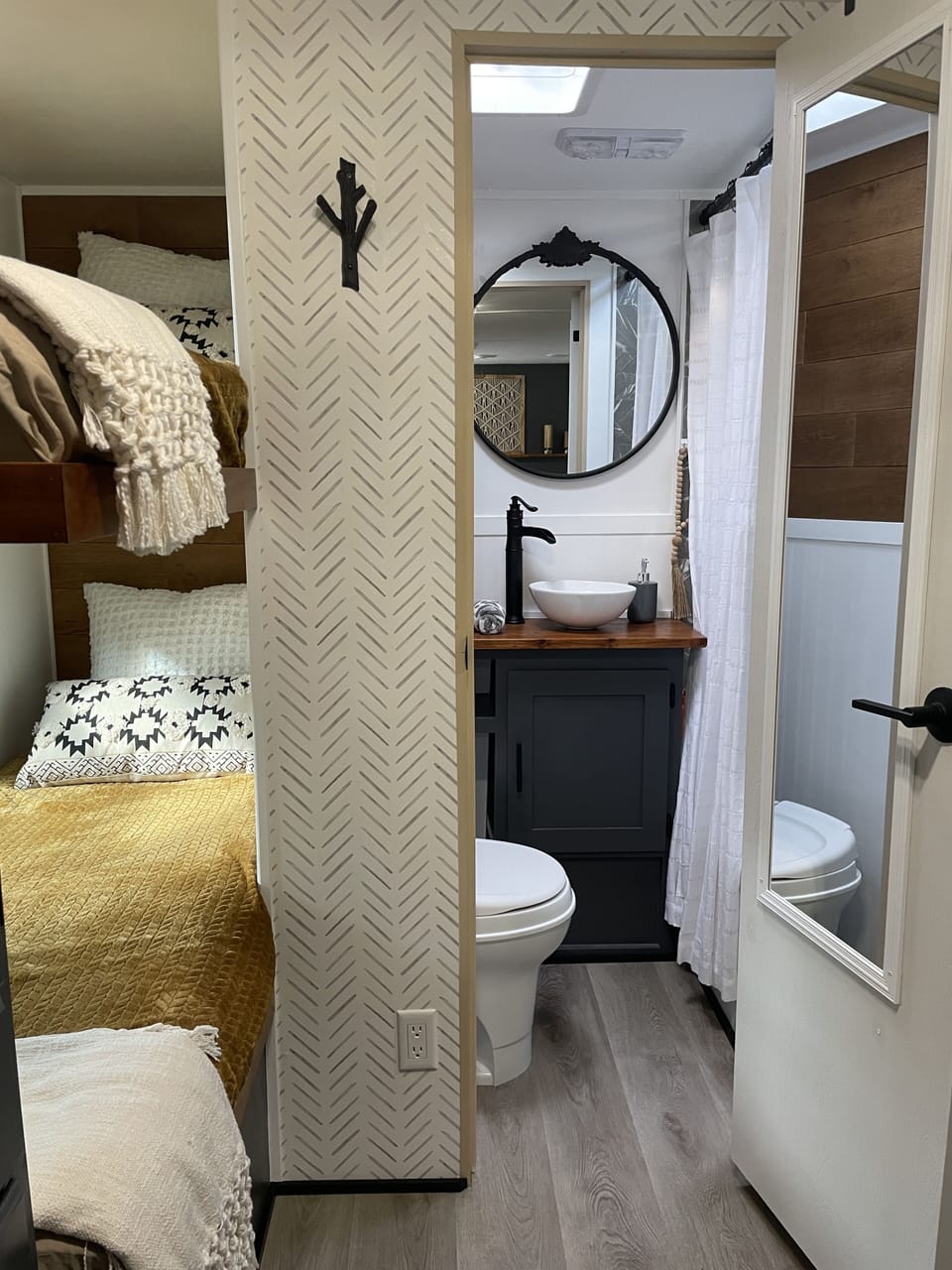 Bunk beds to the right