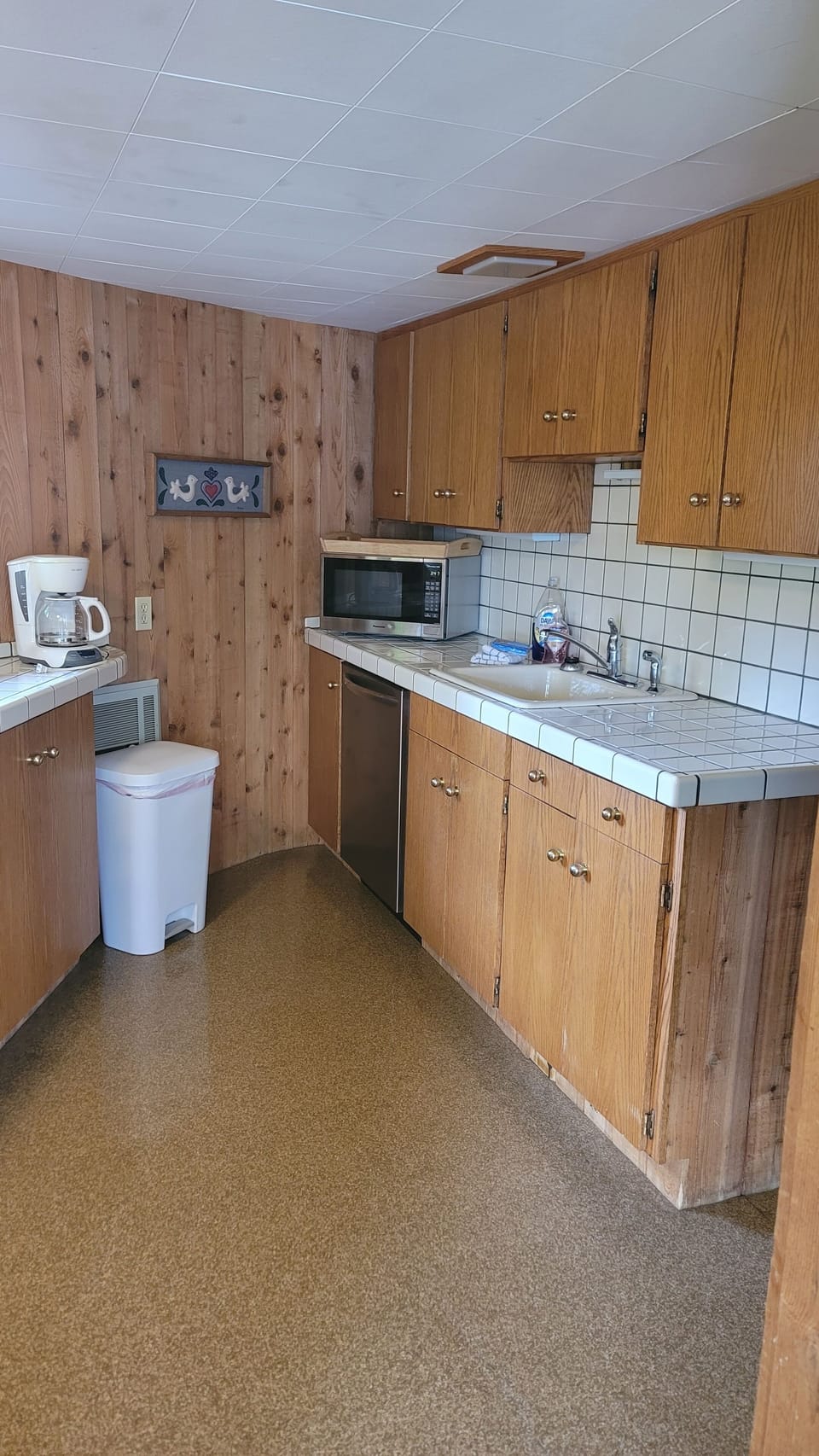 Dishwasher, lots of pots, pans, baking dishes, crock pot, griddle, panini maker