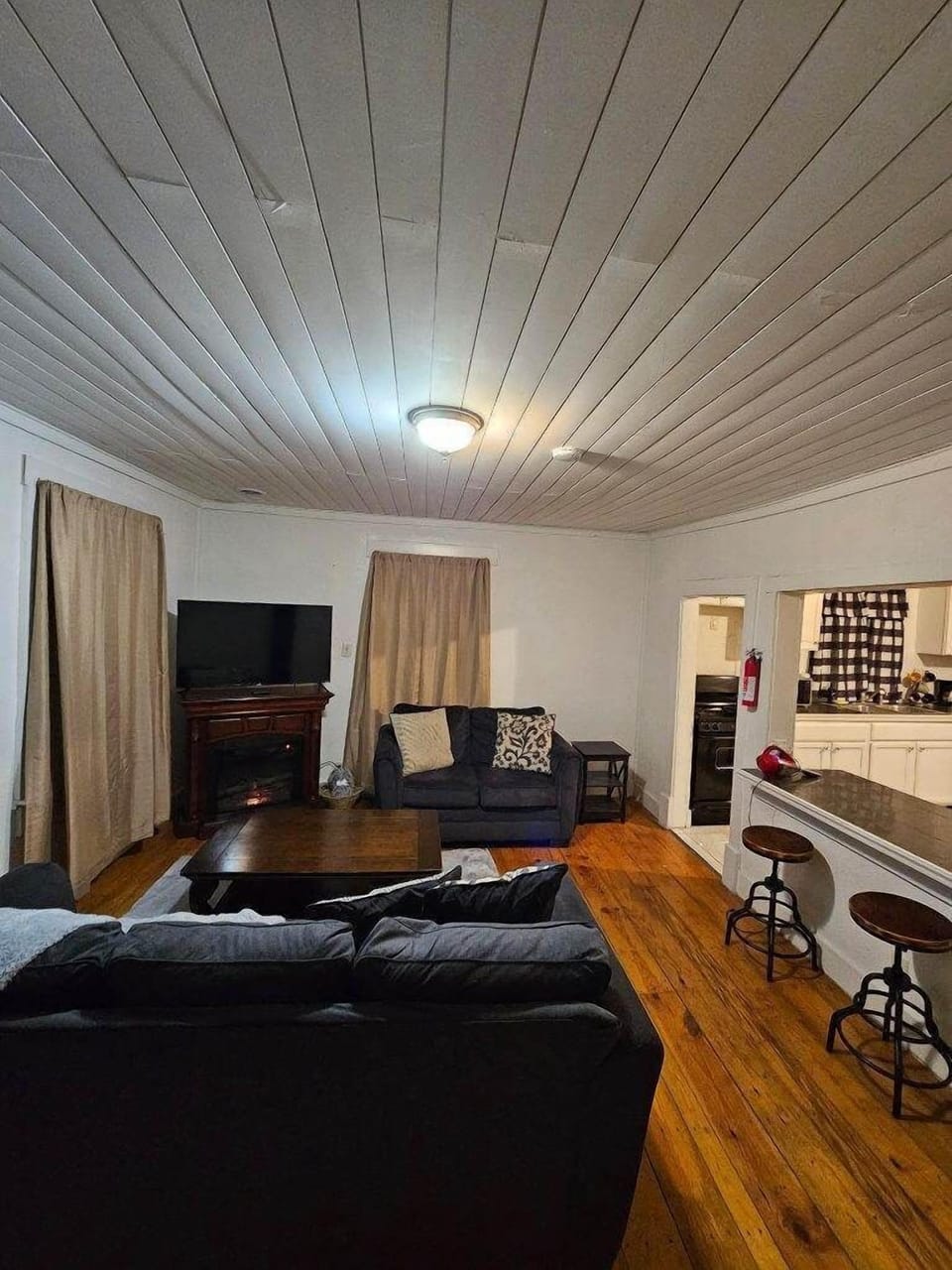 We will soon put up pictures in our living room