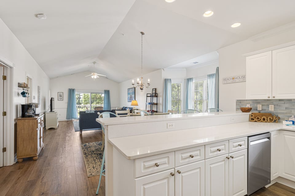 A view from the kitchen
