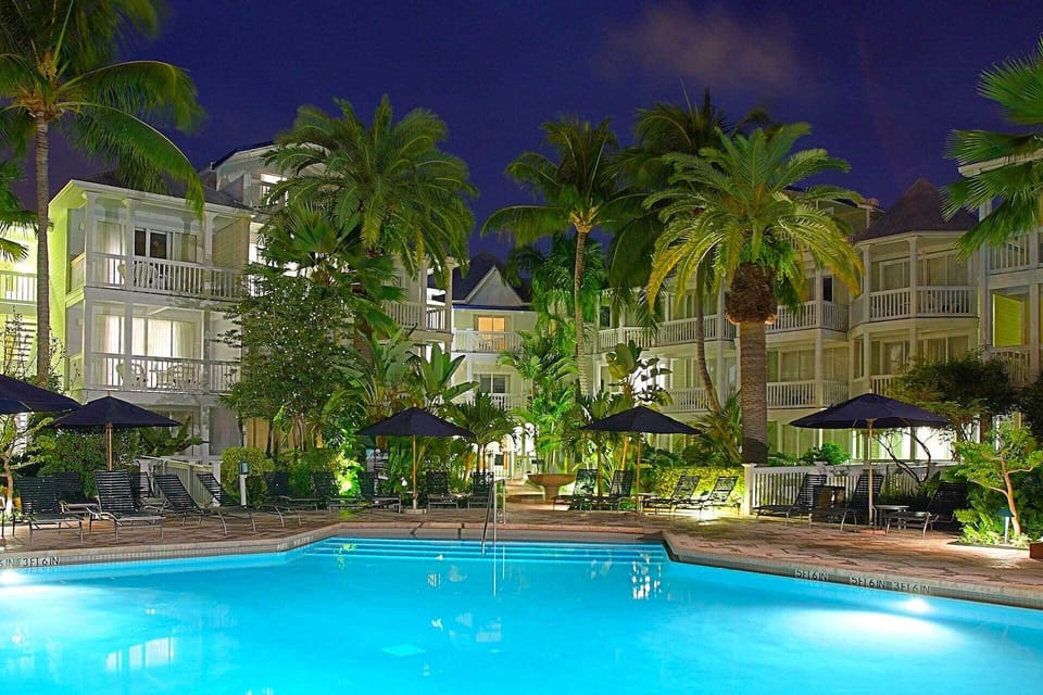 Beautiful tropical landscaping.