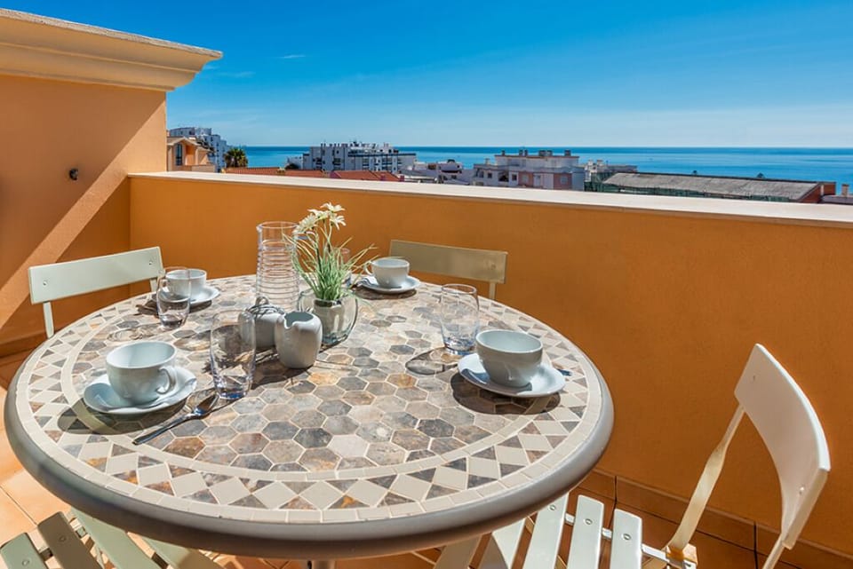 Balcony with sea view