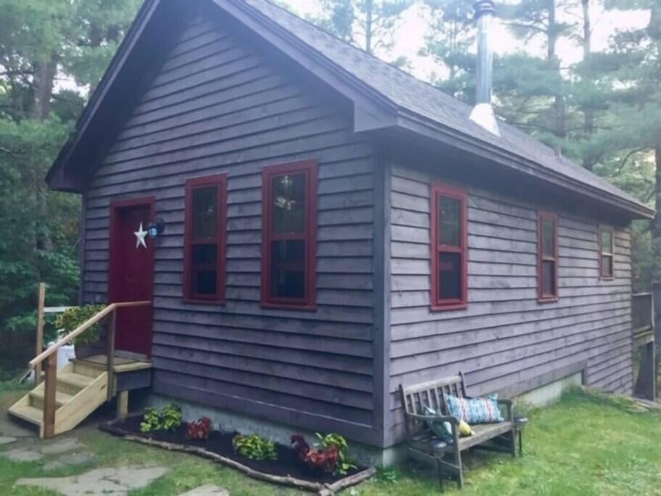 Front view of cabin