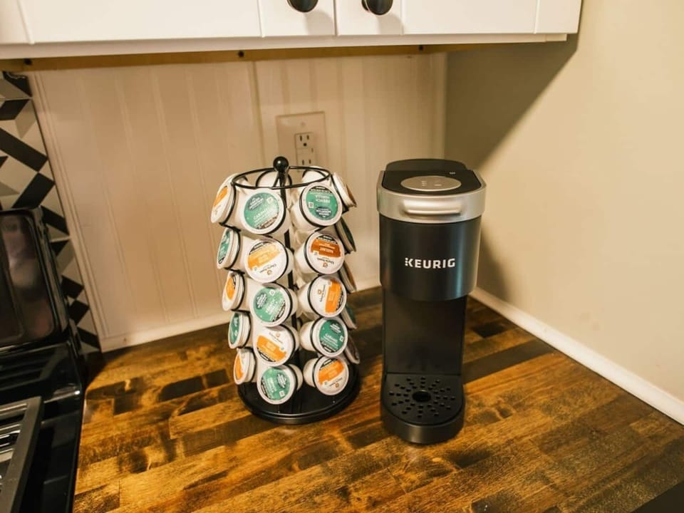 Enjoy a morning brew with our Keurig coffee station. Complimentary coffee, as well as sweetener and creamer, are provided as well.