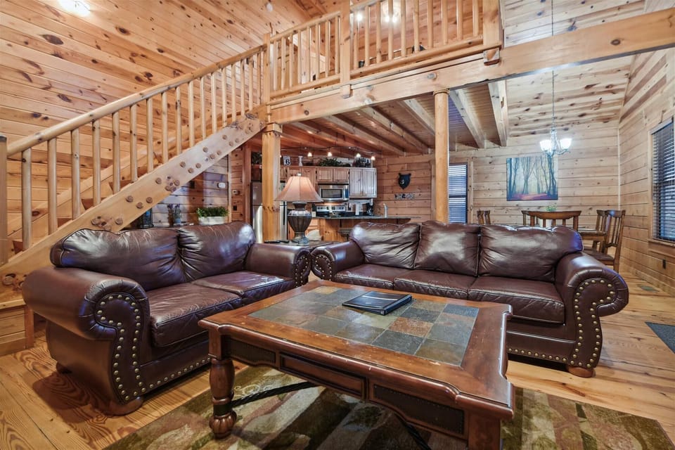 Spacious living area to hang out