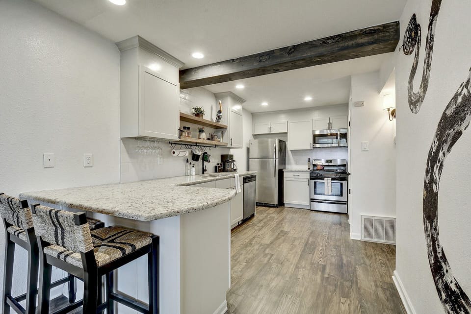 Open concept kitchen