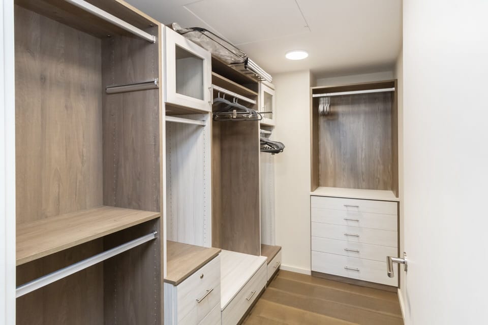 Bedroom Closet - Organized for all your clothing needs.