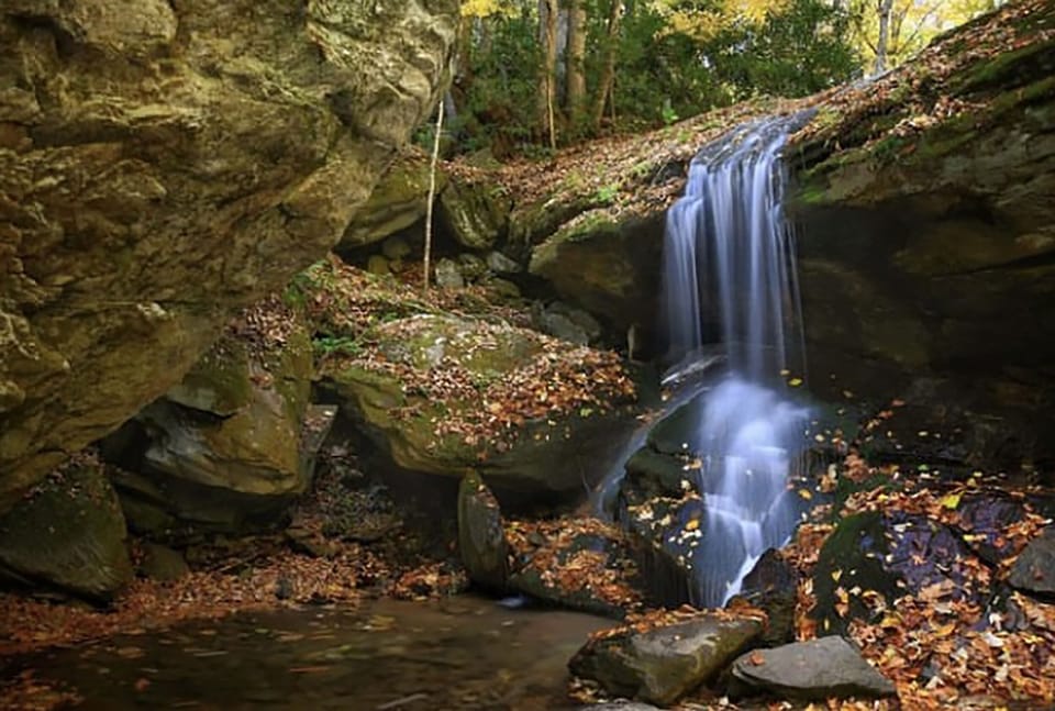Otter Falls trail hike here in Seven Devils