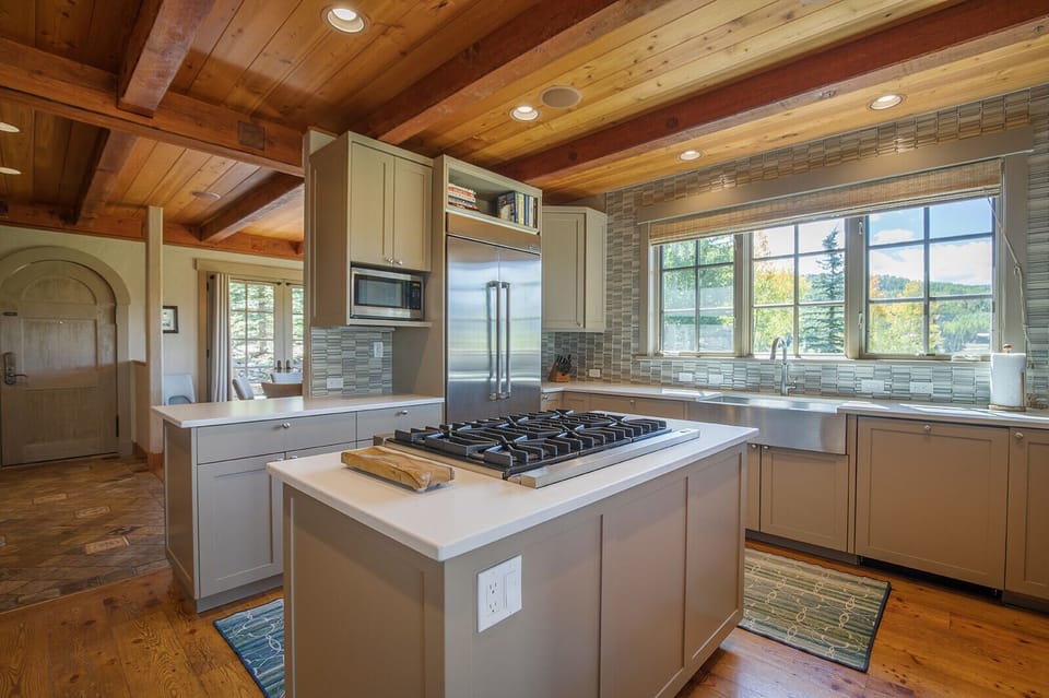 Massive gourmet kitchen