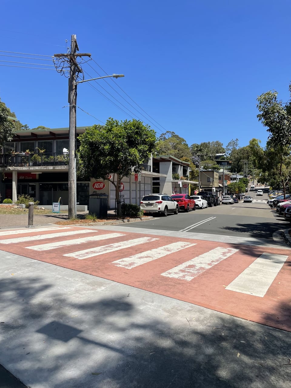 Village centre - with IGA, bottle shop and cafes