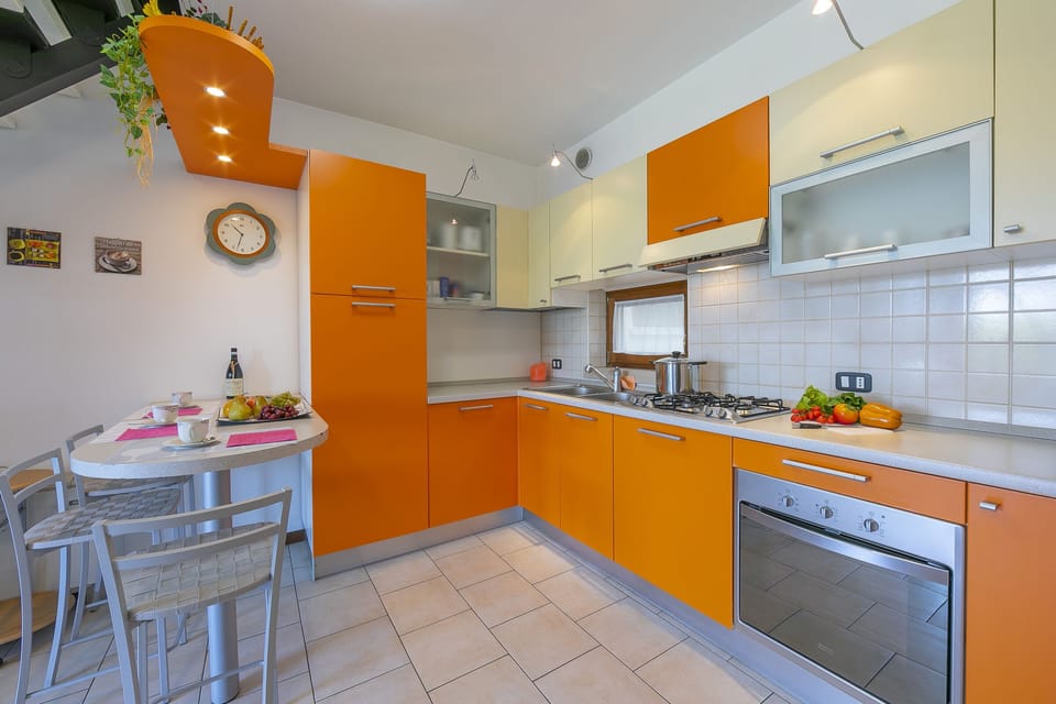 Kitchen and dining area