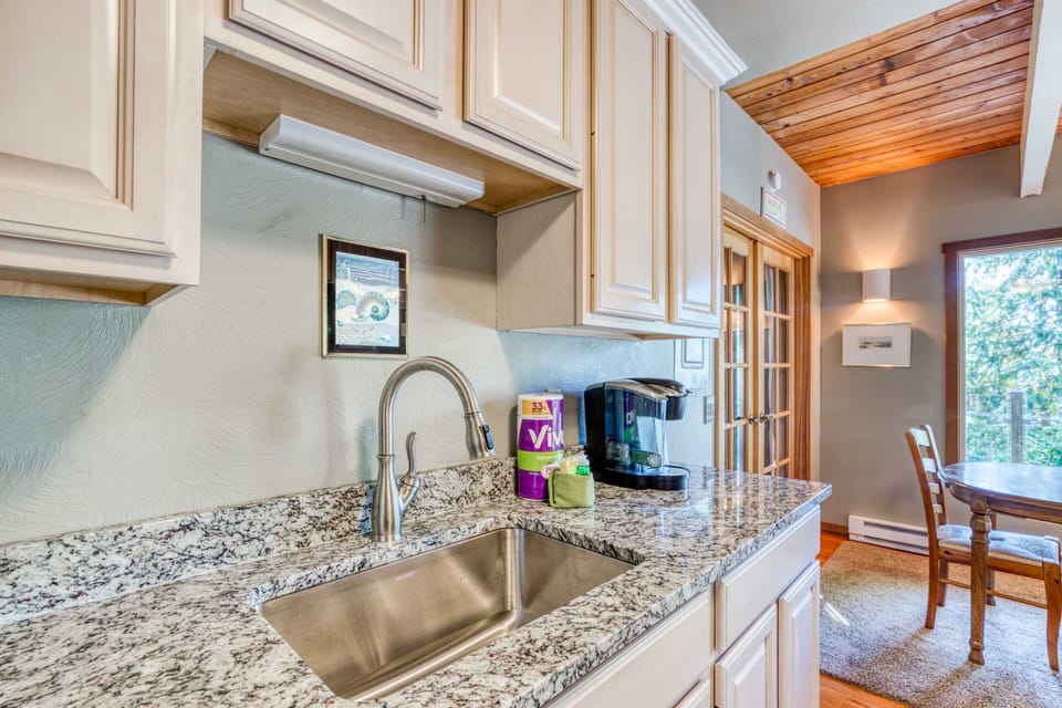 Kitchen area with spacious countertops