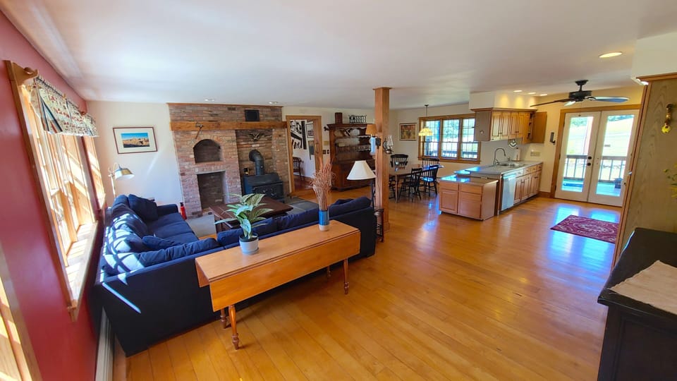 Open floor plan living area
