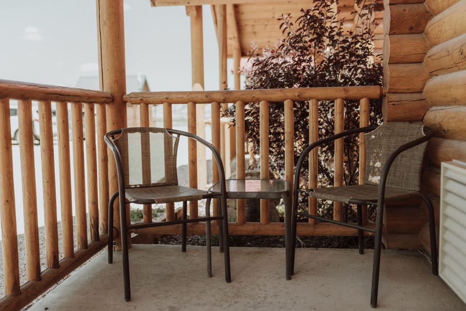 Private seating outside