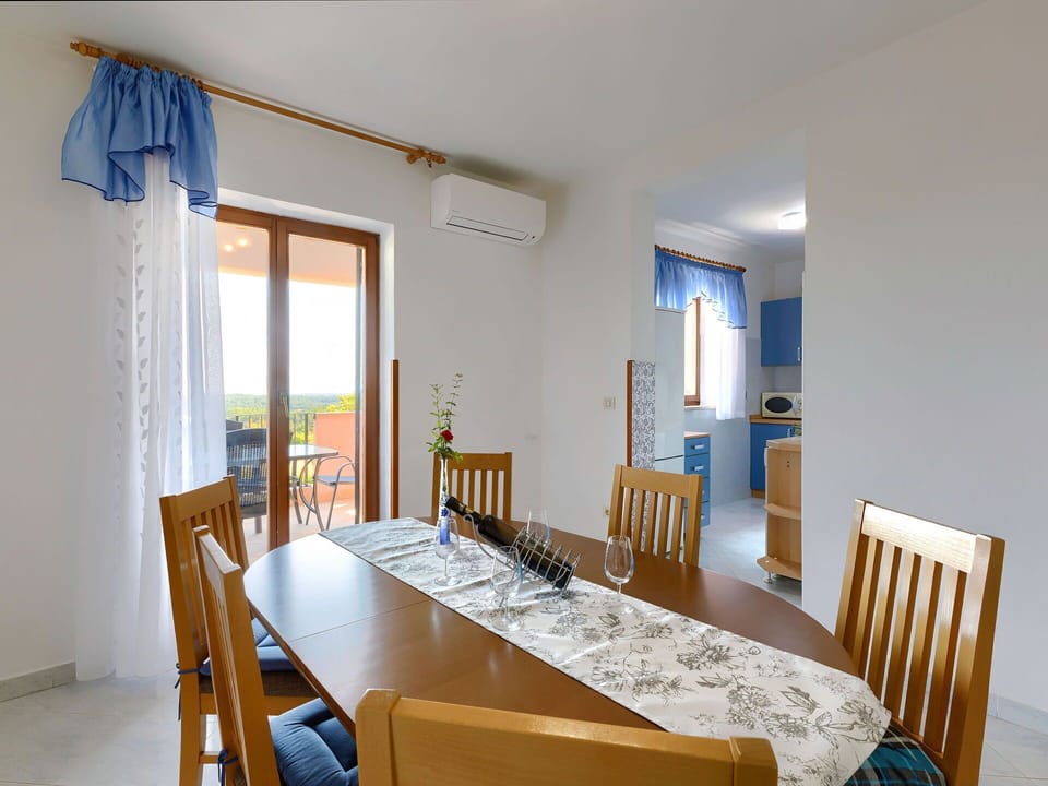 Table, Furniture, Property, Chair, Window, Blue, Wood, Interior Design, Door