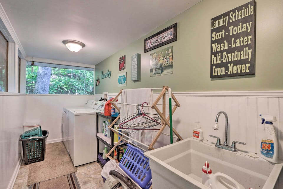 Laundry Room | Laundry Detergent Provided | Iron/Board