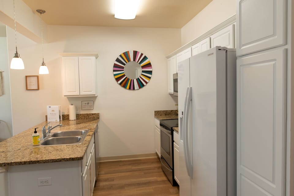 Fully stocked kitchen