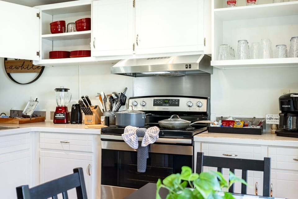 Kitchen fully stocked