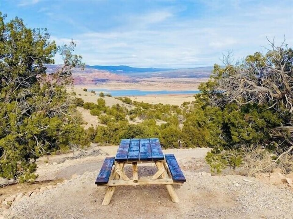 Enjoy a picnic and bbq area with spectacular views.