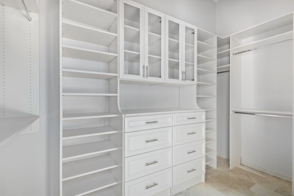 Spacious Walk In Closet