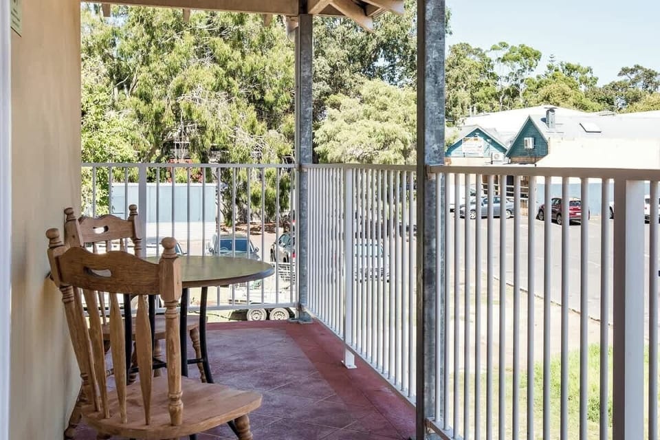 Second floor apartment behind the Margaret River Hotel.