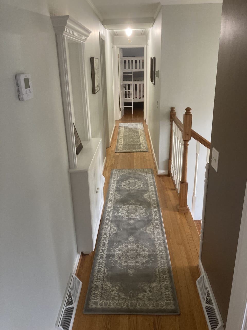 Hallway to bedrooms. 