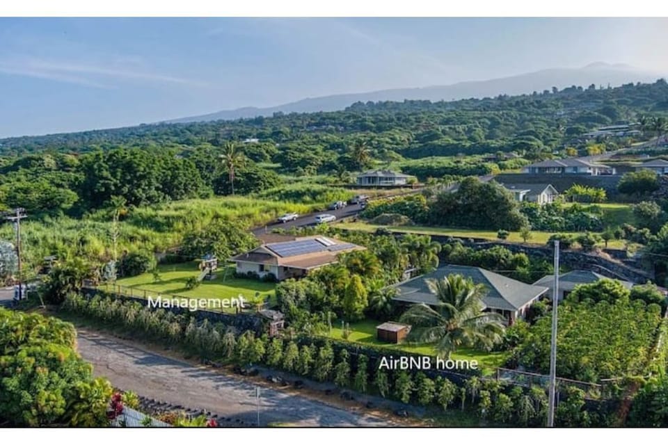 This home is located on a one-acre coffee estate.  Management lives next door