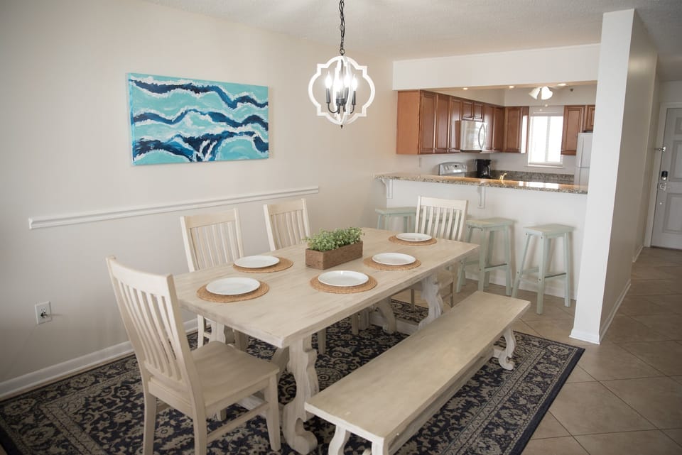 dining area perfect for family meals