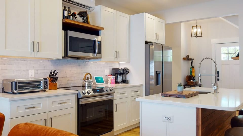 Full kitchen with Samsung appliances