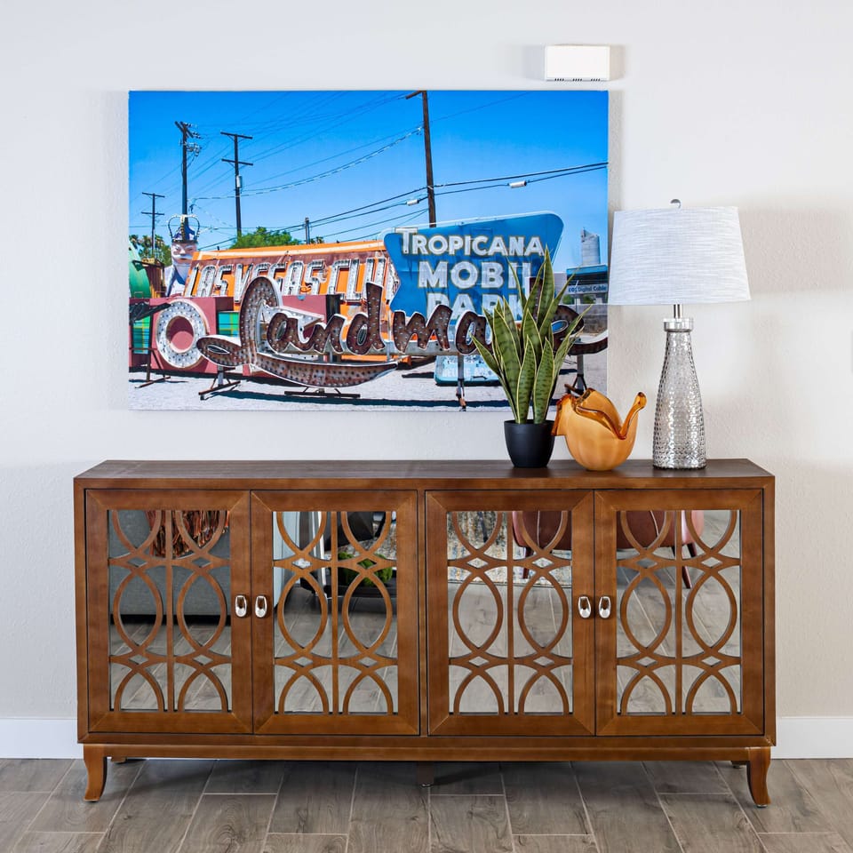 Modern and vibrant, this ranch style home offers charm and warmth.