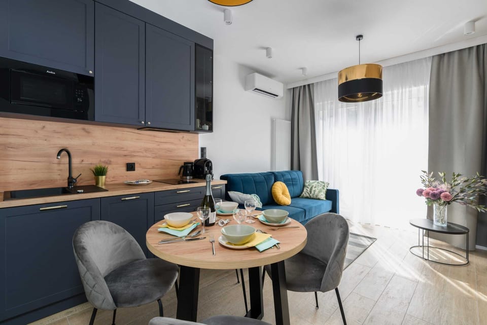 Watch your favorite shows on the flat-screen television in the elegant living area.