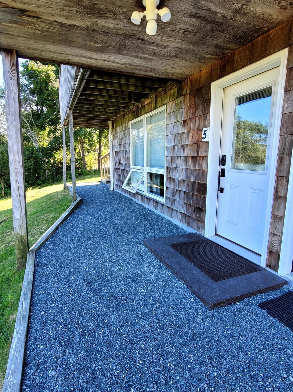 outside of the unit