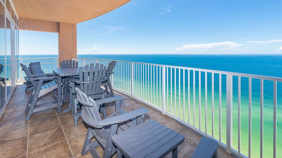 Breathe in fresh coastal air while lounging on your corner balcony, soaking in vibrant views and tranquil sounds