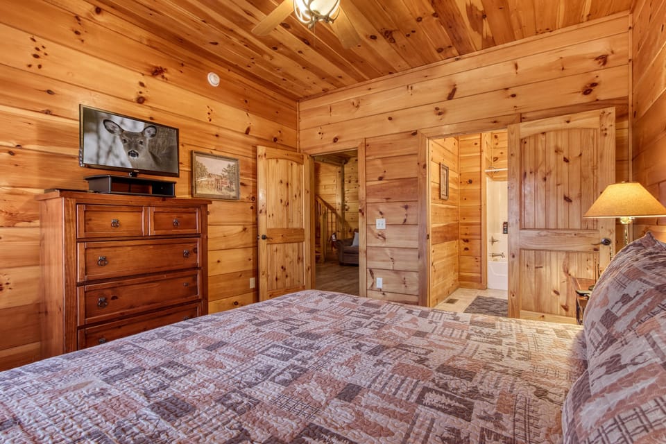 This room is the most private in the home.