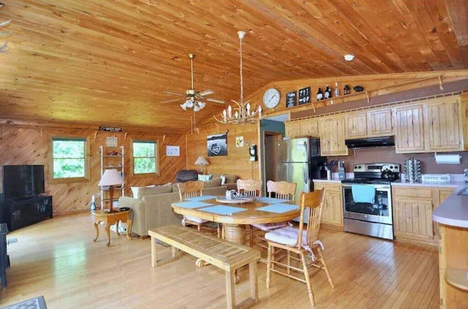 Kitchen and living room