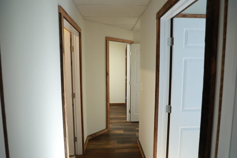 Downstairs hallway