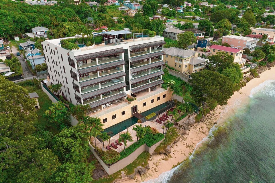 Aerial view of Portico