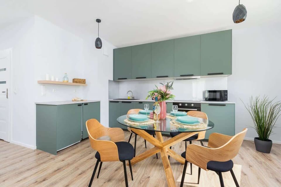 The living room's sleek design is both functional and aesthetically pleasing.