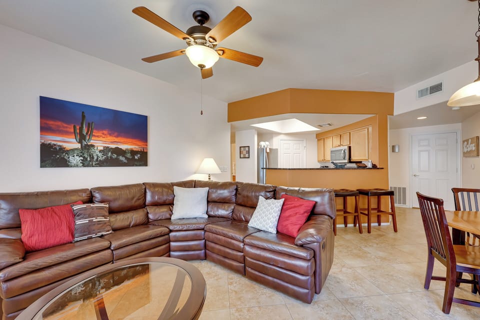 Living Room | In-Unit Laundry | TV w/ Firestick