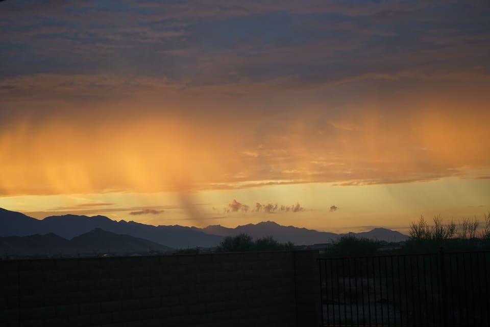 Taken from our back patio. 