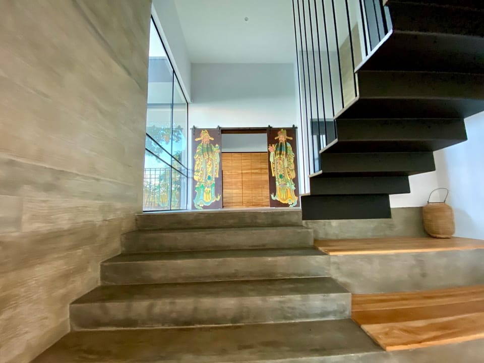 Stairs to main level 