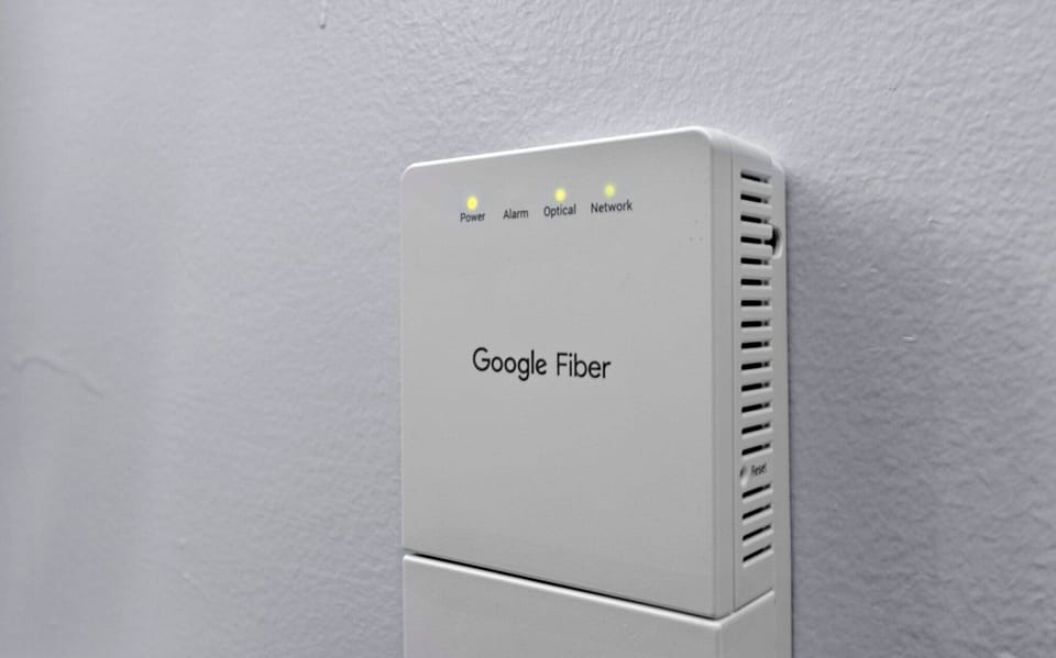 1Gig speeds in the house with an Ethernet cord at our workstation.