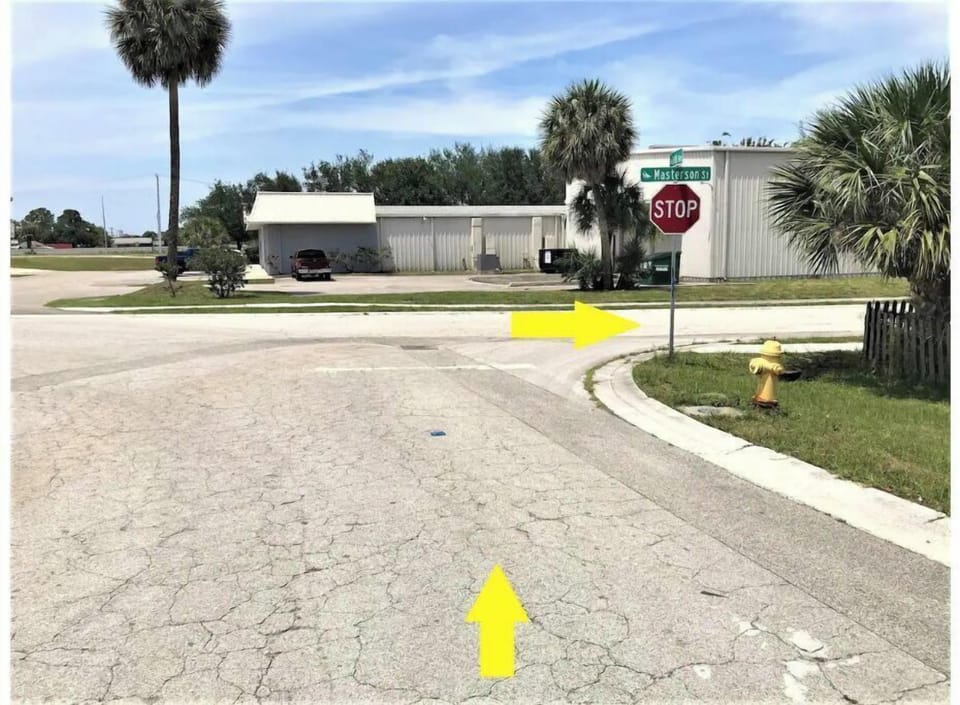 From Guava turn right on to Masterson 